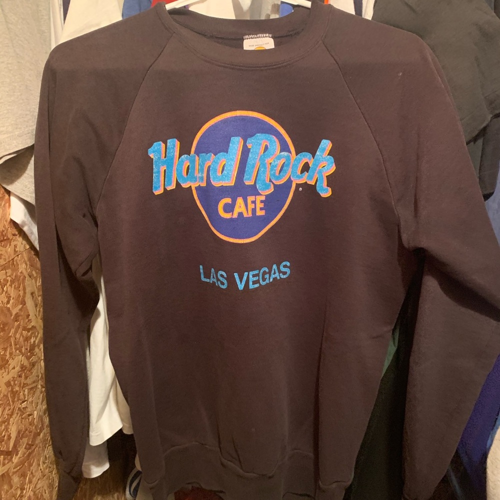 80s hard rock cafe crewneck size medium